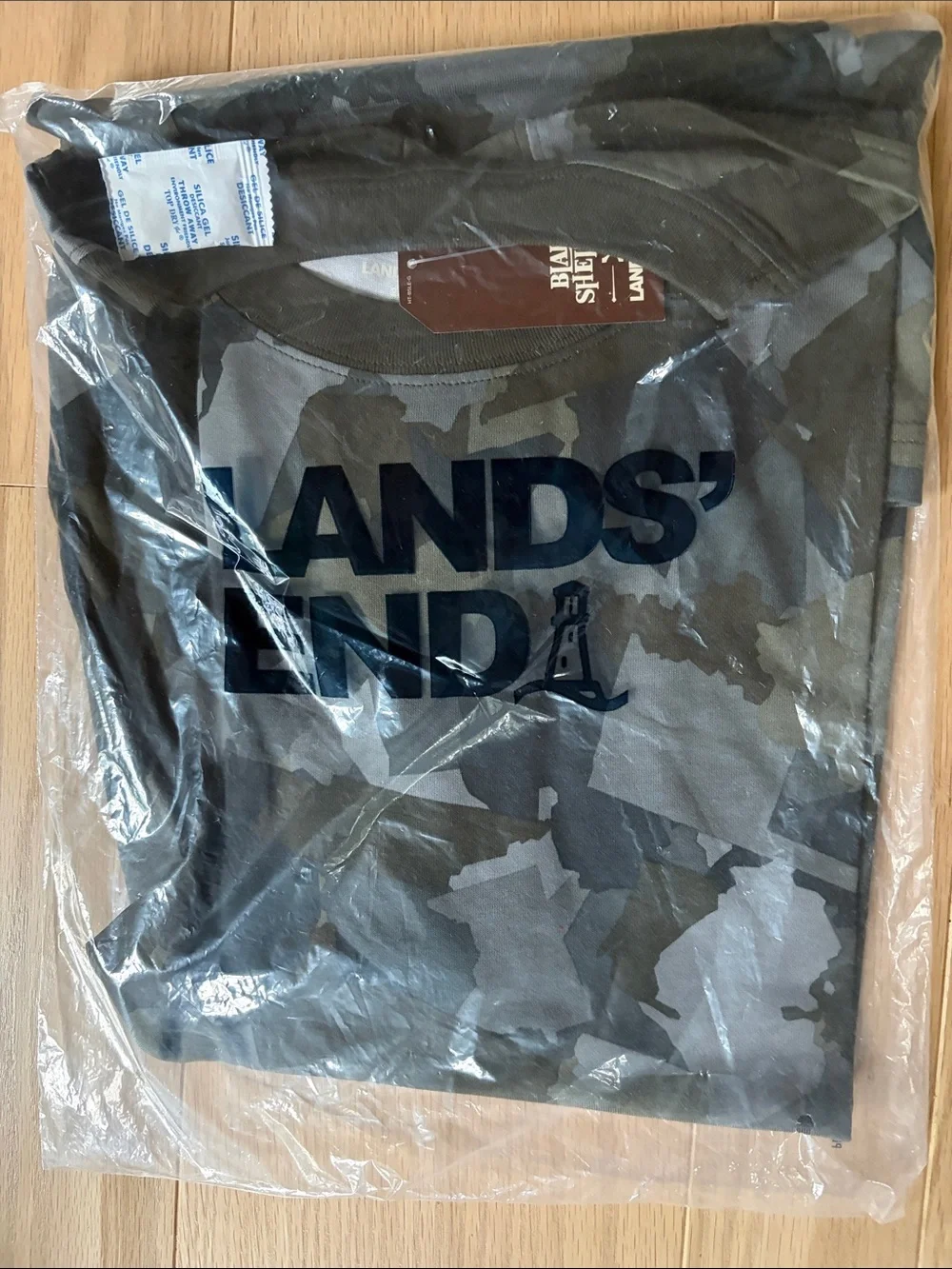 NWT Lands' End Men’s 2XL/T Blake Shelton Vintage Green Camouflage T-Shirt.